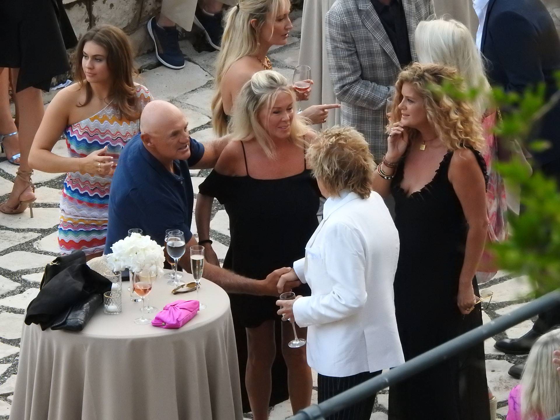 Dubrovnik: Rod Stewart sa surugom Penny Lancaster i bivšom suprugom Rachel Hunter