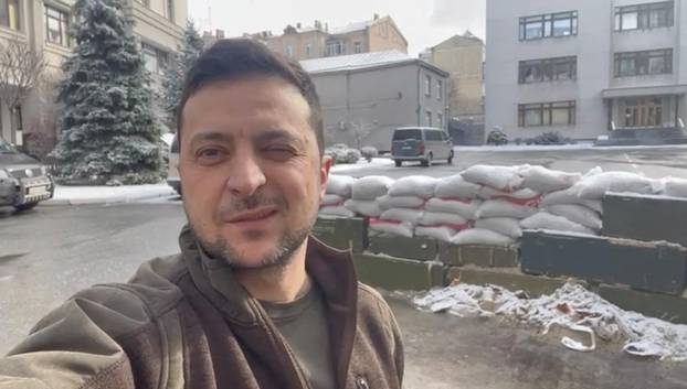 Ukrainian President Zelenskiy speaks in video statement