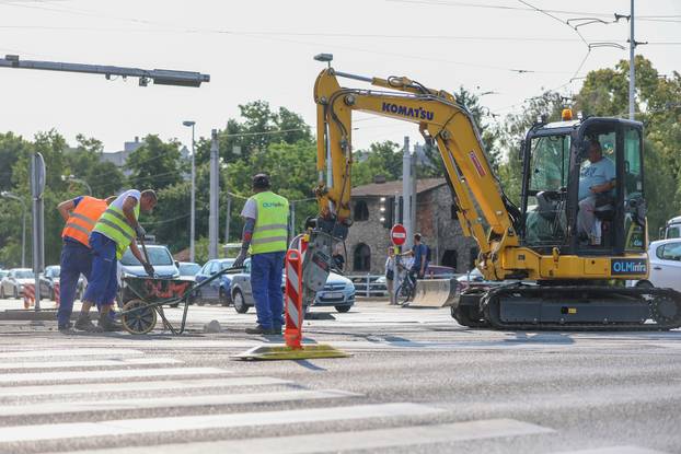 Zagreb: Počeli radovi na križanju Ulice grada Vukovara i Avenije Marina Držića