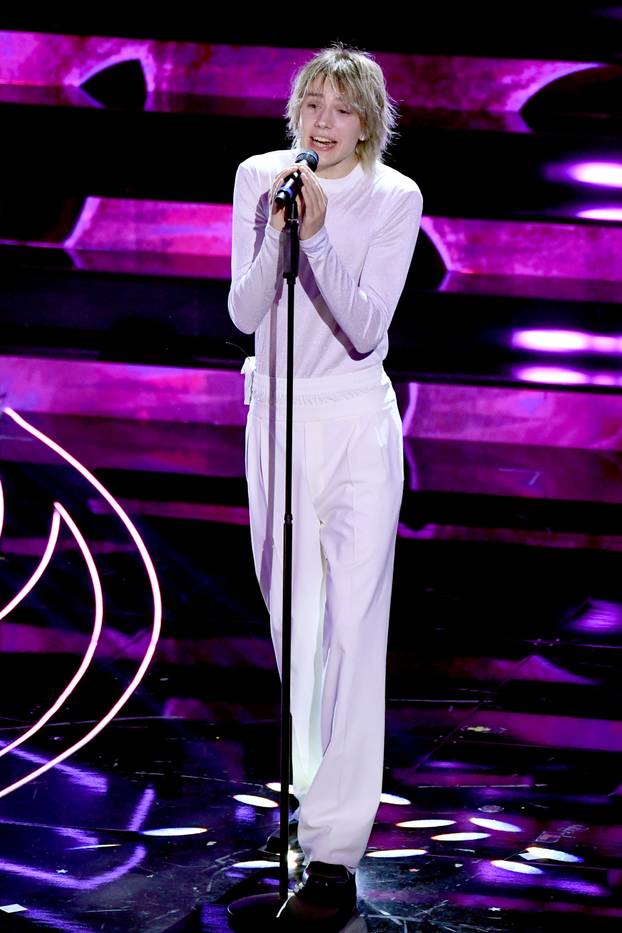 Sanremo, 73rd Italian Song Festival, Third Evening. The singers