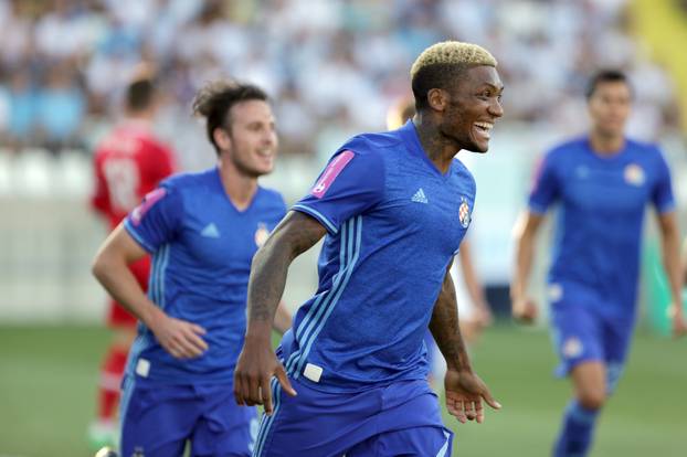 Rijeka: Slavlje Dinamovaca nakon postignutih pogodata protiv HNK Rijeka