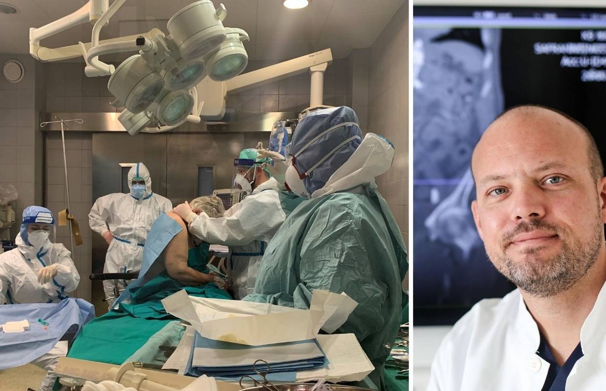Covid operacija pod 'šljemom': 'Imala je trombozu, da je nismo hitno operirali, izgubila bi nogu'