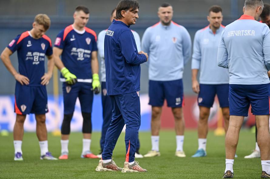 Zagreb: Hrvatski nogometni reprezetativci odradili trening