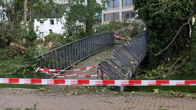 After the tornado in Paderborn