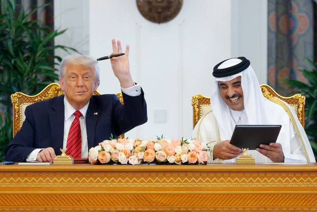 U.S. President Trump visits Qatar