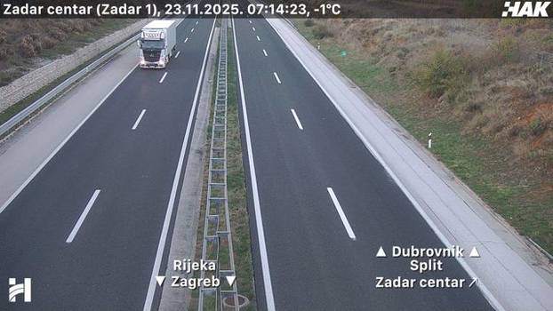 HAK: Snijeg ne pada, autoceste su očišćene. Upozorenje za ove dijelove Hrvatske