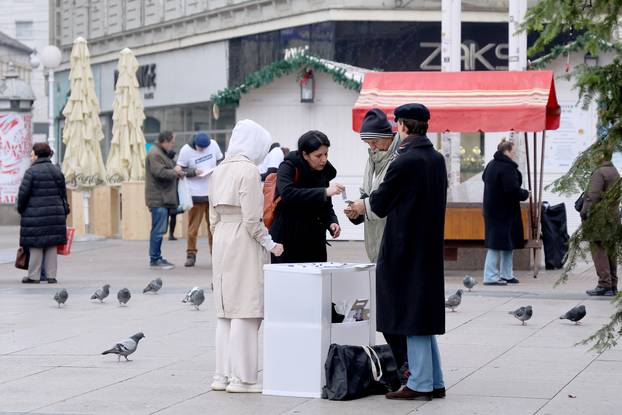 Zagreb: Počelo prikupljanje potpisa za predsjedničke izbore