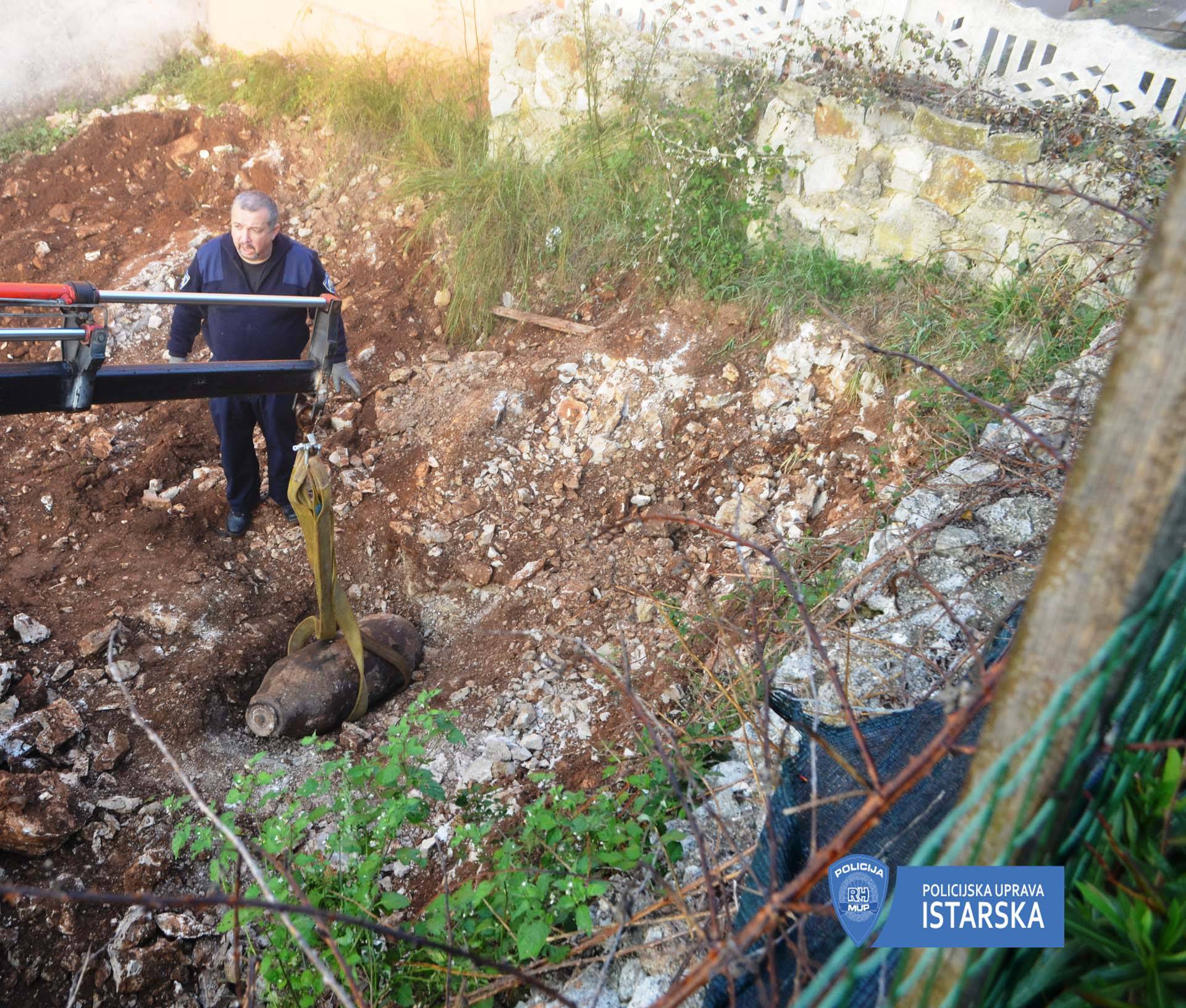 Pronađena na gradilištu: U Puli su uništili zrakoplovnu bombu