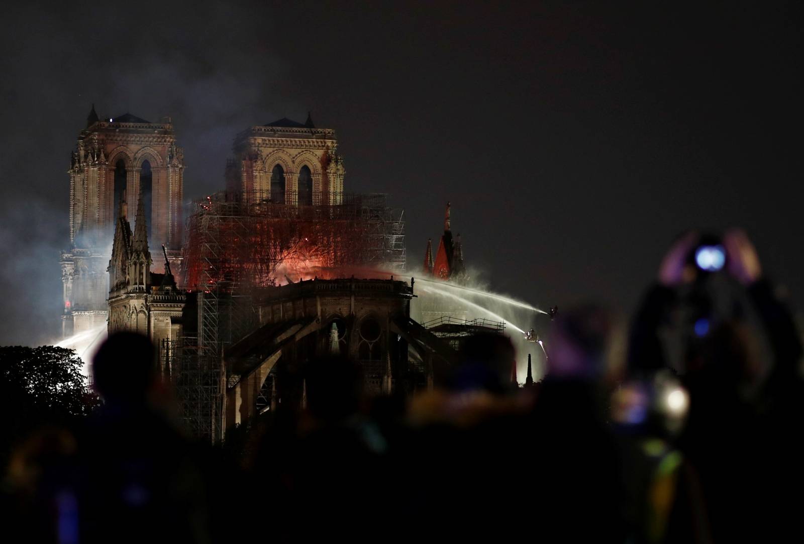 Fire at Notre Dame Cathedral in Paris