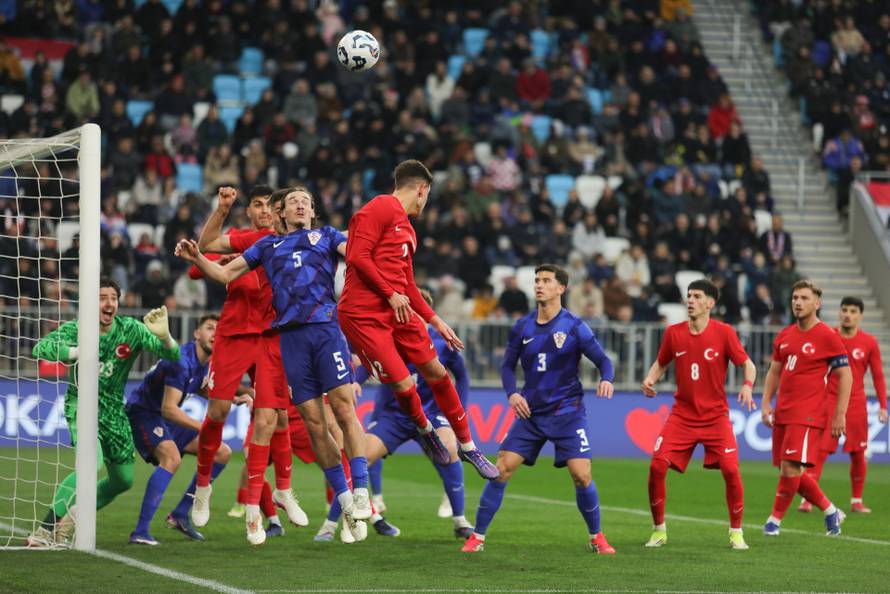 Osijek: Hrvatska protiv Turske za plasman na U-21 Europsko prvenstvo