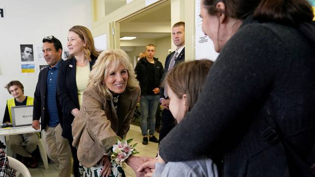Jill Biden u Slovačkoj se sastala s ukrajinskim izbjeglicama