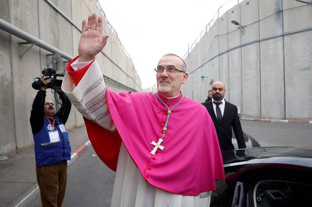 The Latin Patriarch of Jerusalem, Pierbattista Pizzaballa, visits Bethlehem