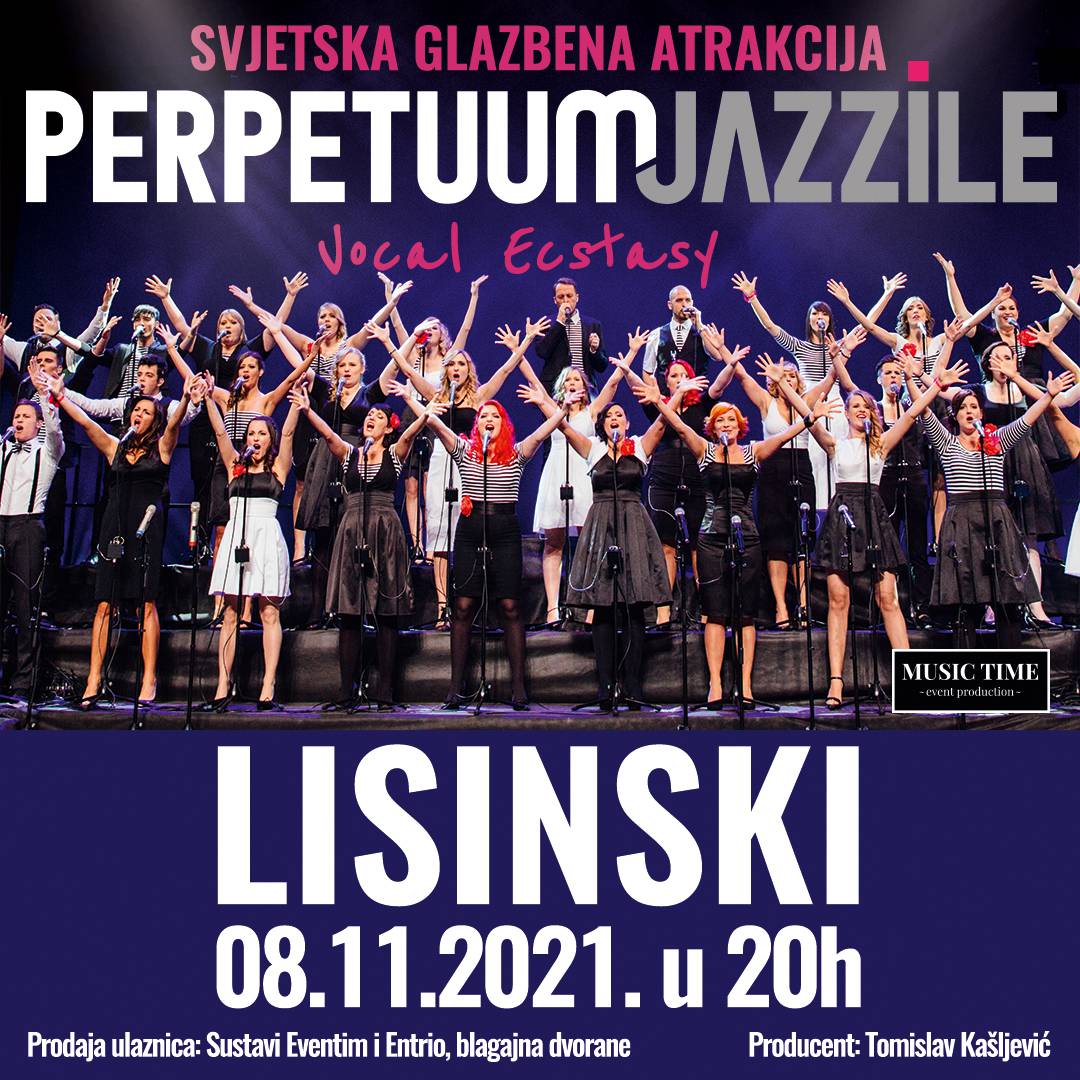 Perpetuum Jazzile vraća se u Zagreb, pjevaju u Lisinskom