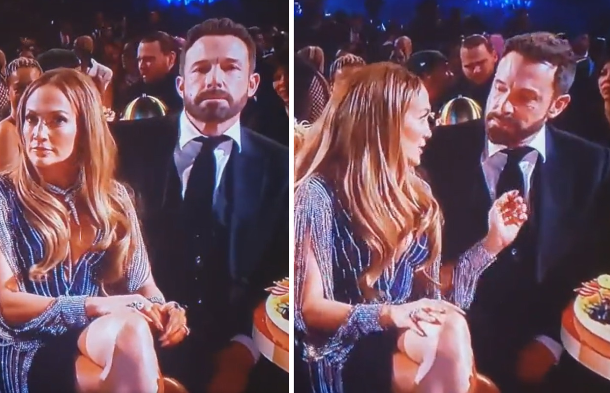 VIDEO J.Lo i Affleck u žustroj raspravi na dodjeli Grammyja: 'Prestani! Lijepo se ponašaj...'