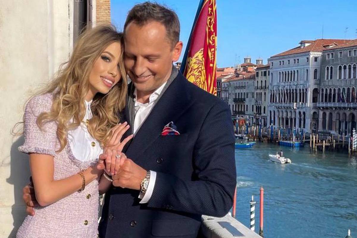 Jurilj zaručio 28 godina mlađu studenticu: Rekla 'da' u Veneciji