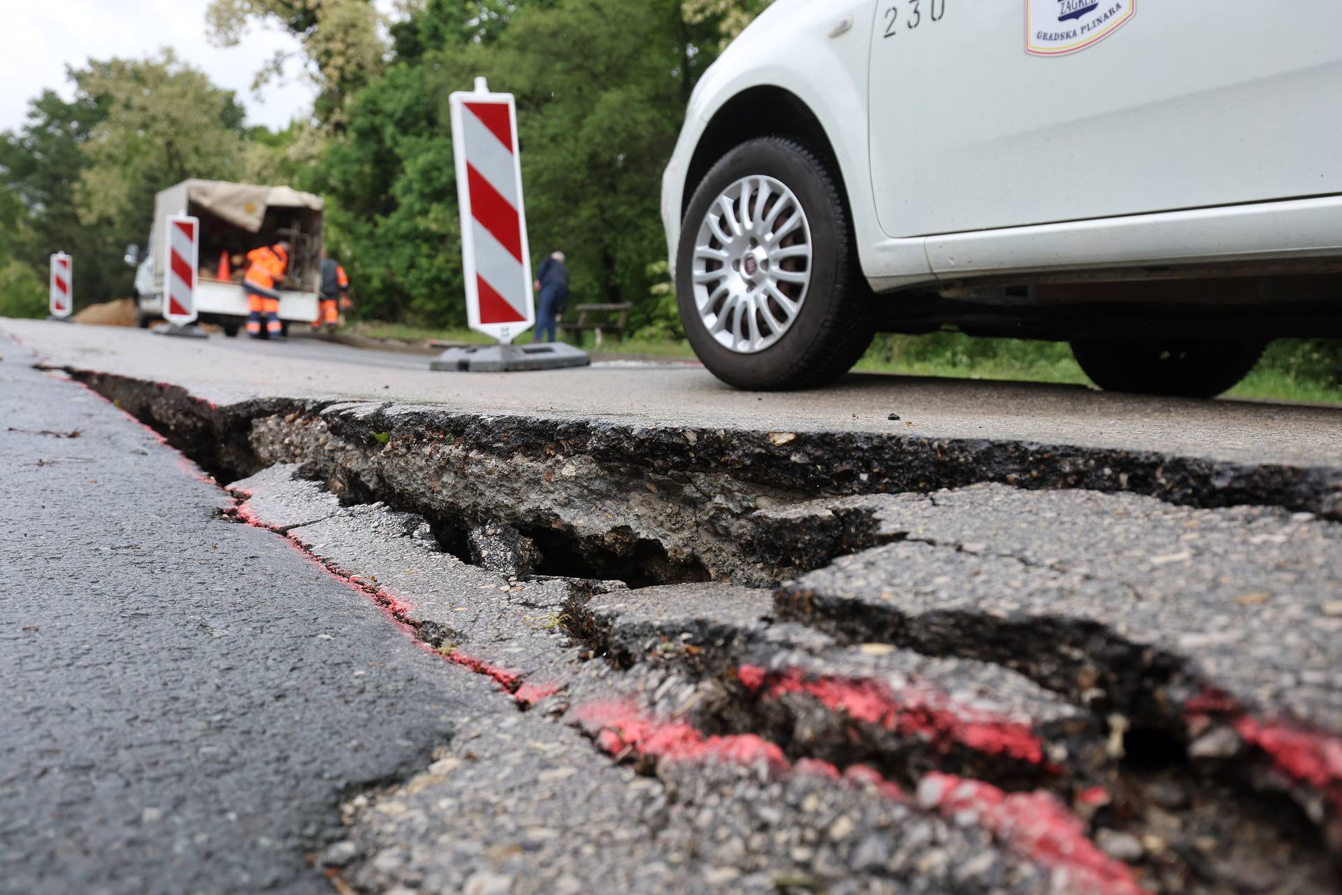 Zagreb: Ponovo se aktiviralo klizište na Pantovčaku