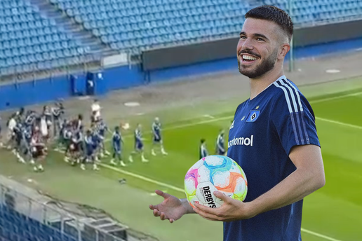 EKSKLUZIVNI VIDEO Vu&scaron;kovi&cacute; dobio do&ccaron;ek za pam&cacute;enje! &Ccaron;ak 7500 navija&ccaron;a mu je skandiralo