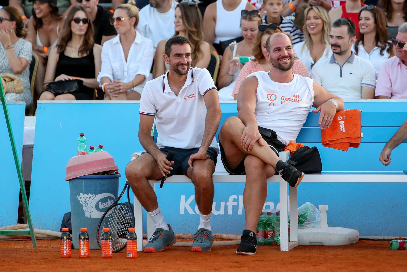 Zadar: Najveće hrvatske sportske zvijezde zaigrale tenis na humanitarnom spektaklu Gem Set Hrvatska 