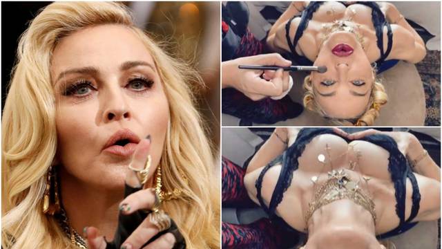 Kontroverzna Madonna: Hvata se za grudi dok je šminkaju...