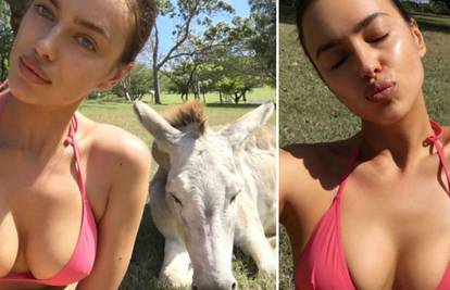 Irina Shayk malo pretjerala sa selfijima pa dosadila i magarcu