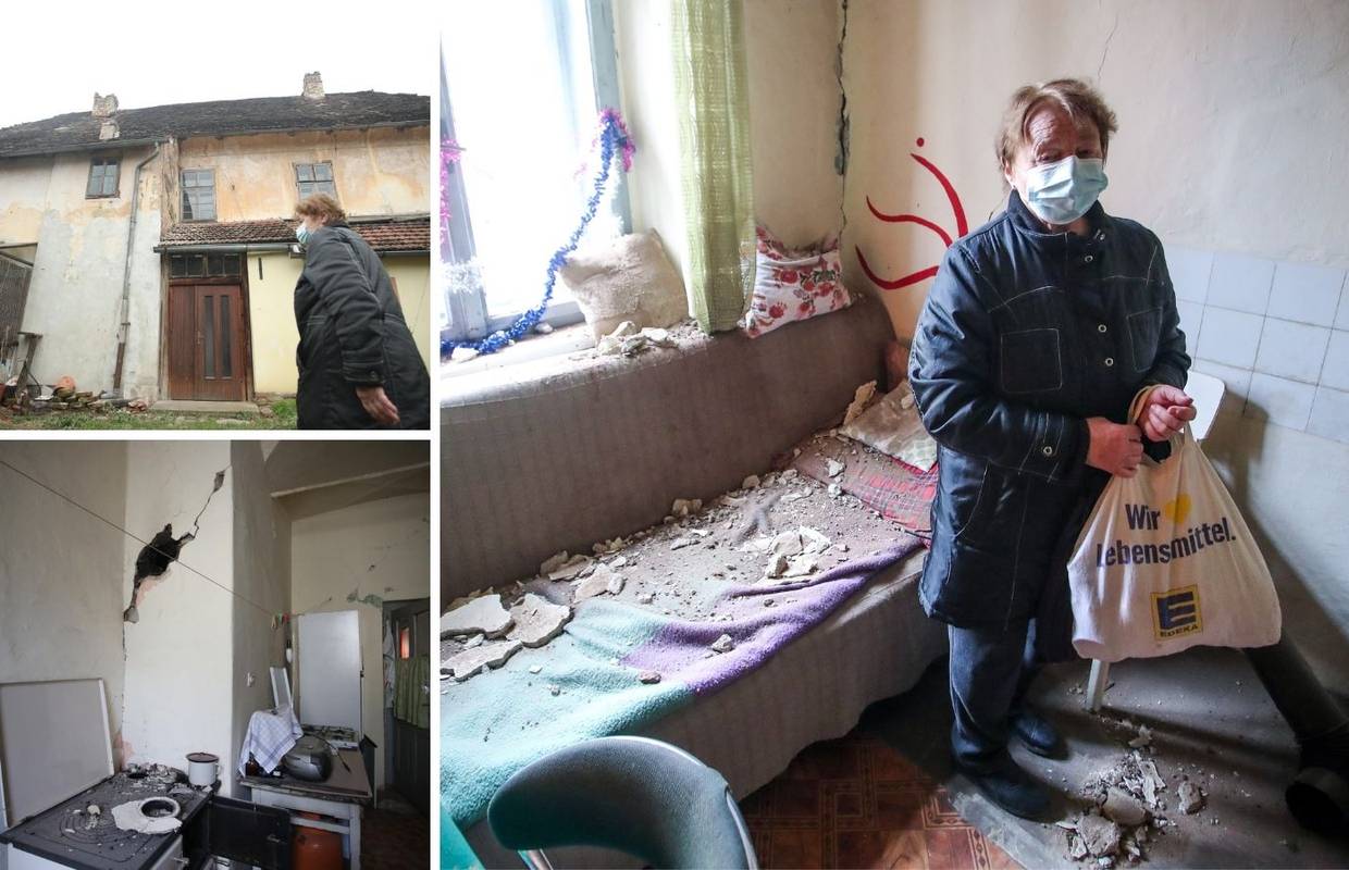 Šokirana Ankica: Spavala sam. Odjednom su po meni padali komadi stropa. Sve mi se srušilo