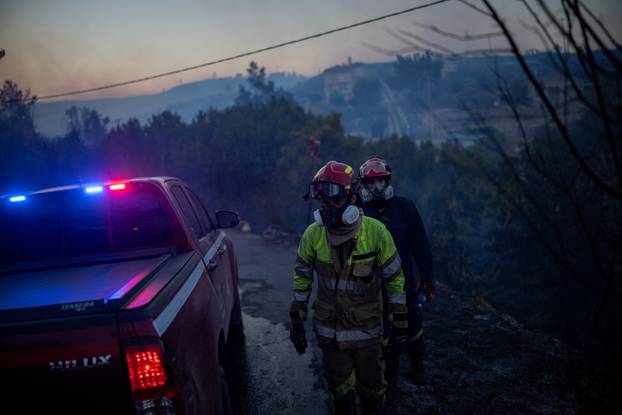 Wildfire in Kryoneri near Athens
