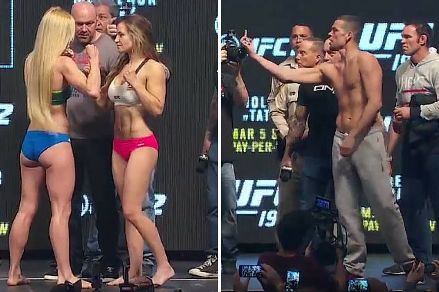 Holm i Tate bile točne na vagi, Diaz i Conor opet složili frku...