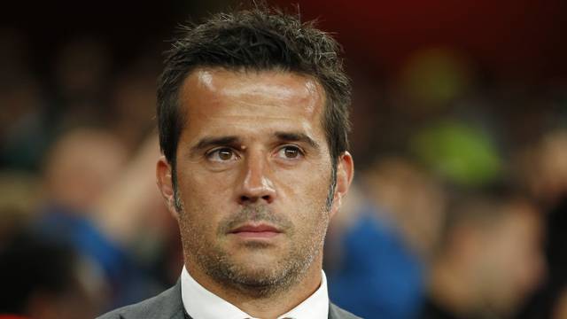 Olympiacos coach Marco Silva before the match