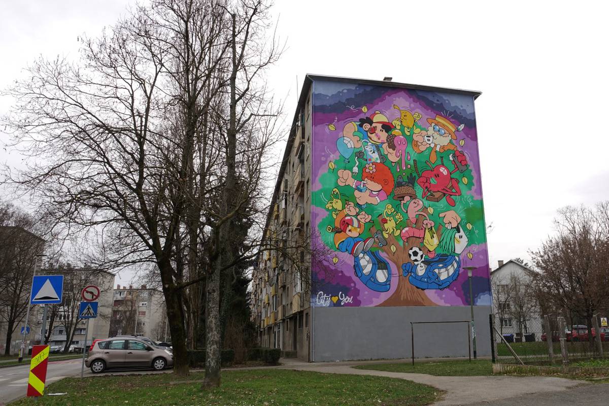 Originalni murali za veselije zagrebačke kvartove