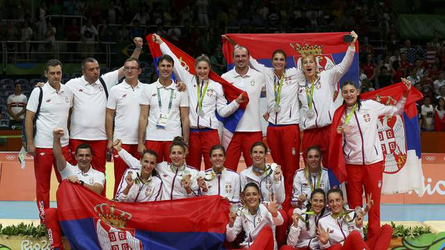 Volleyball - Women's Victory Ceremony