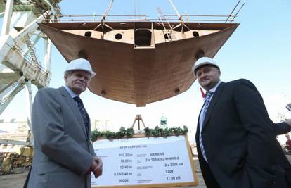 Brodosplit: Postavili kobilicu za najveći jedrenjak na svijetu 