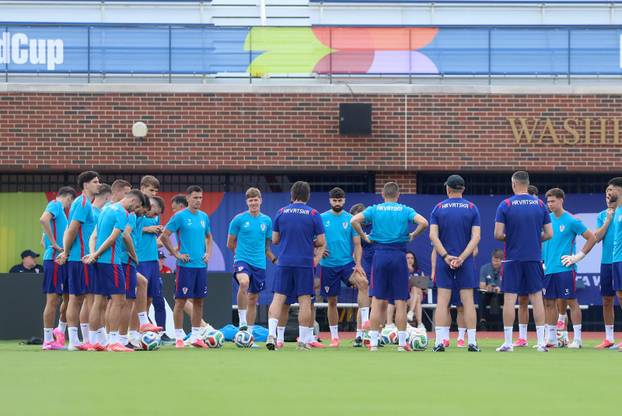 Dallas: Trening hrvatskih nogometnih reprezetativaca uoči utakmice protiv Engleske