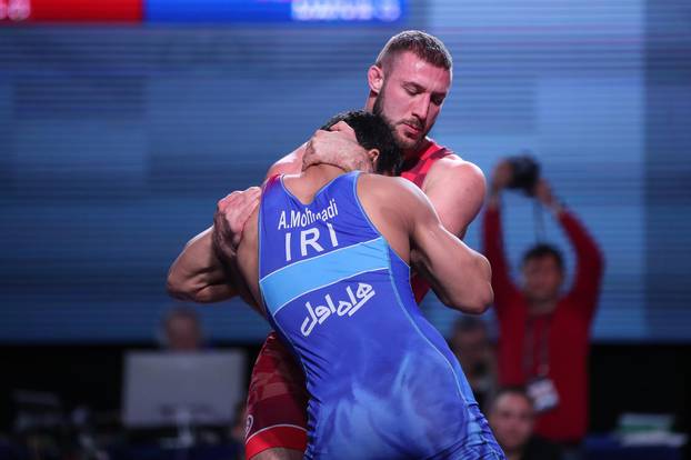 Zagreb: UWW Grand Prix Ranking Series Zagreb Open, borba 82 kg, Filip Sačić - Alireza Azizkhoon Mohmadipiani