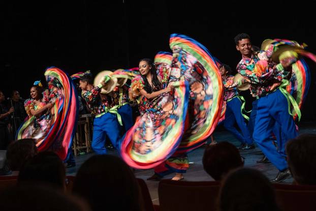 Zagreb: Nastup folklornih skupina u sklopu Međunarodne smotre folklora 