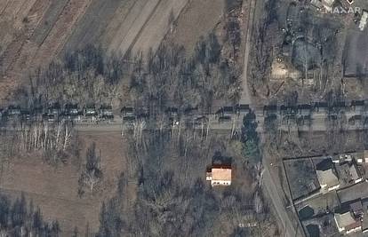Nove satelitske snimke: Veliki ruski konvoj ide prema Kijevu