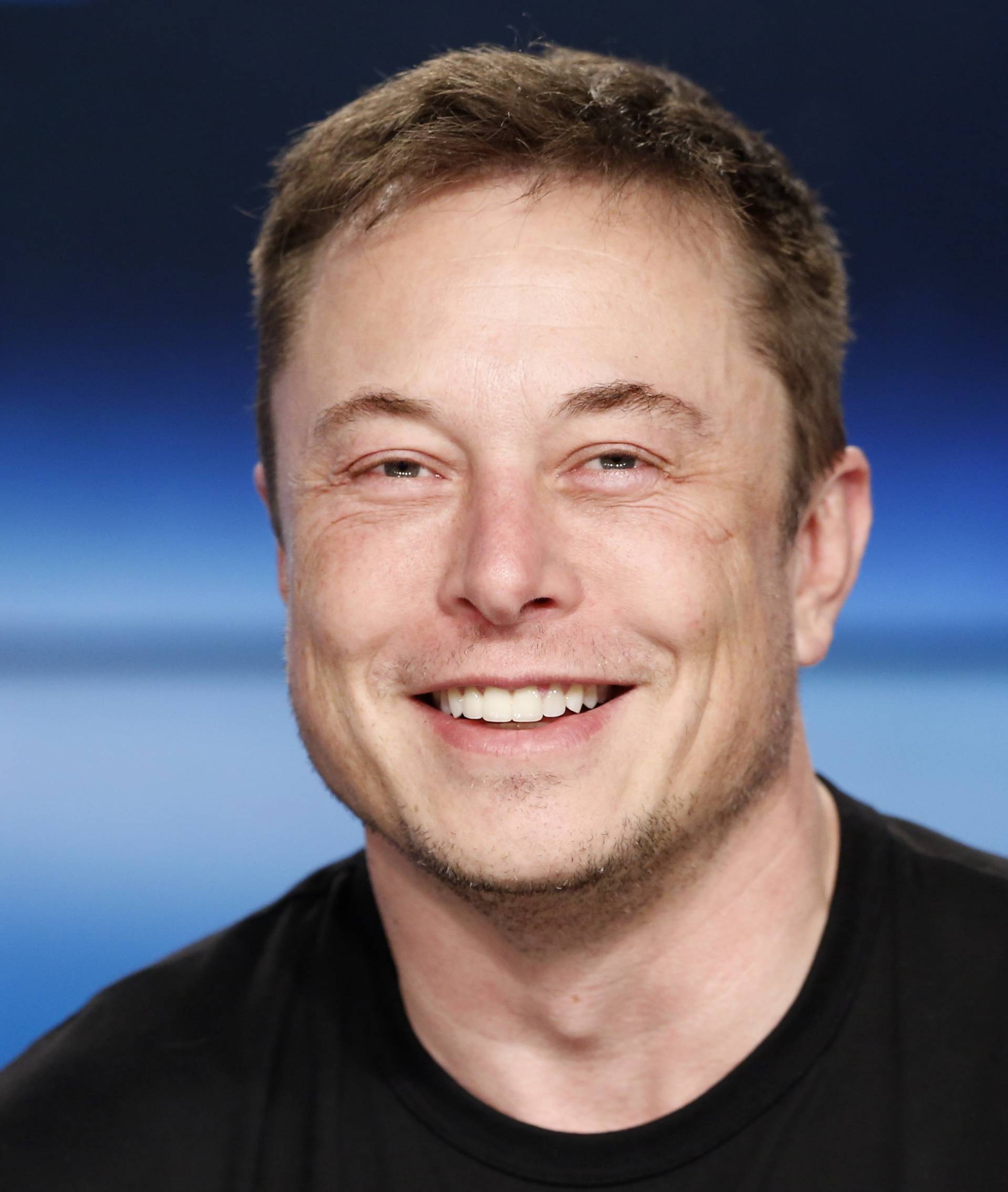 SpaceX founder Musk at a press conference following the first launch of a SpaceX Falcon Heavy rocket in Cape Canaveral