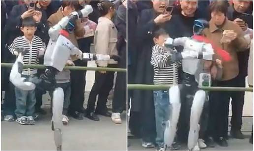 VIDEO Robot opet podivljao: Na plesu pljusnuo dje&ccaron;aka po licu!
