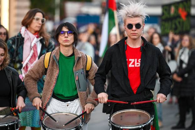 Zagreb: Prosvjed za Palestinu: "Ko je zasp&rsquo;o, neka se probudi!"