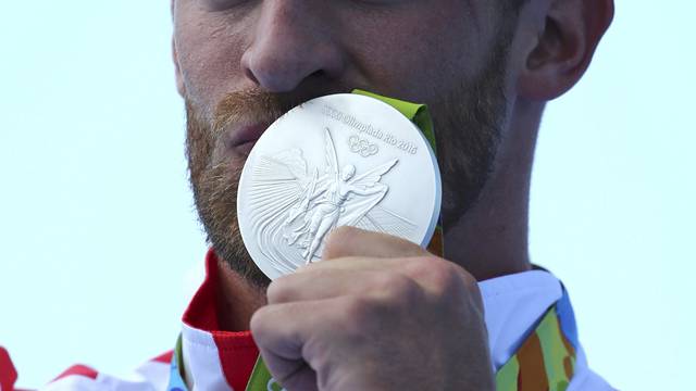 Rowing - Men's Single Sculls Victory Ceremony