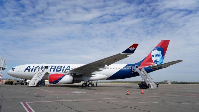 Beograd: Novi avion Air Srbije s likom Nikole Tesle koristit će se za letove u New York