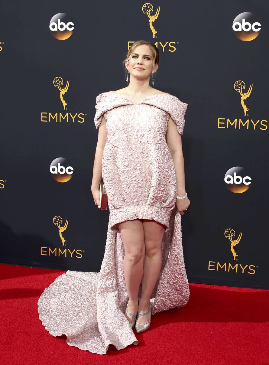 Actress Anna Chlumsky arrives at the 68th Primetime Emmy Awards in Los Angeles