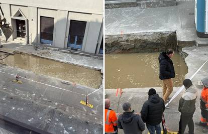 Zagreb: Kopali su otvore za spremnike otpada pa pogodili cijev, stanari su bijesni...
