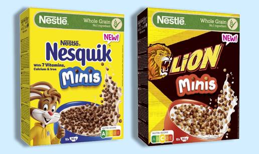 Nestlé predstavio mini verzije omiljenih pahuljica Nesquik® i Lion®