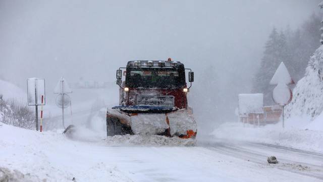 Snježno nevrijeme u Gorskom kotaru