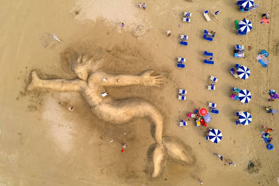 Festival skulptura u pijesku: Pogledajte predivne snimke pješčanih kreacija iz Lopara