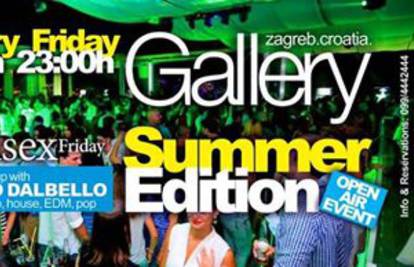 Unisex Friday Summer Edition u Galleryju u petak 1. kolovoza