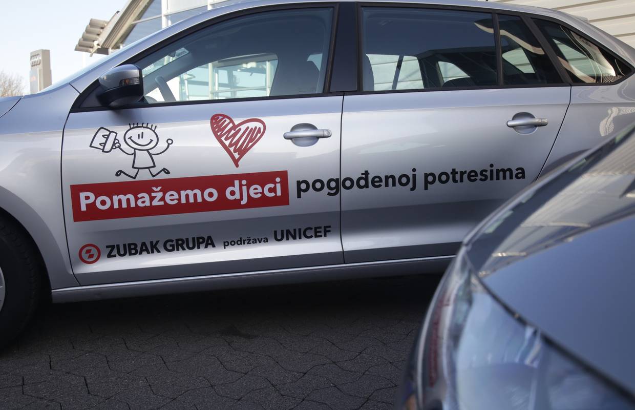 Zubak Grupa uručila vozila UNICEF-u za podršku djeci u područjima potresa