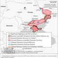 Pogledajte novu kartu bojišta: Ukrajinci napreduju na jugu, napadaju potonske trajekte