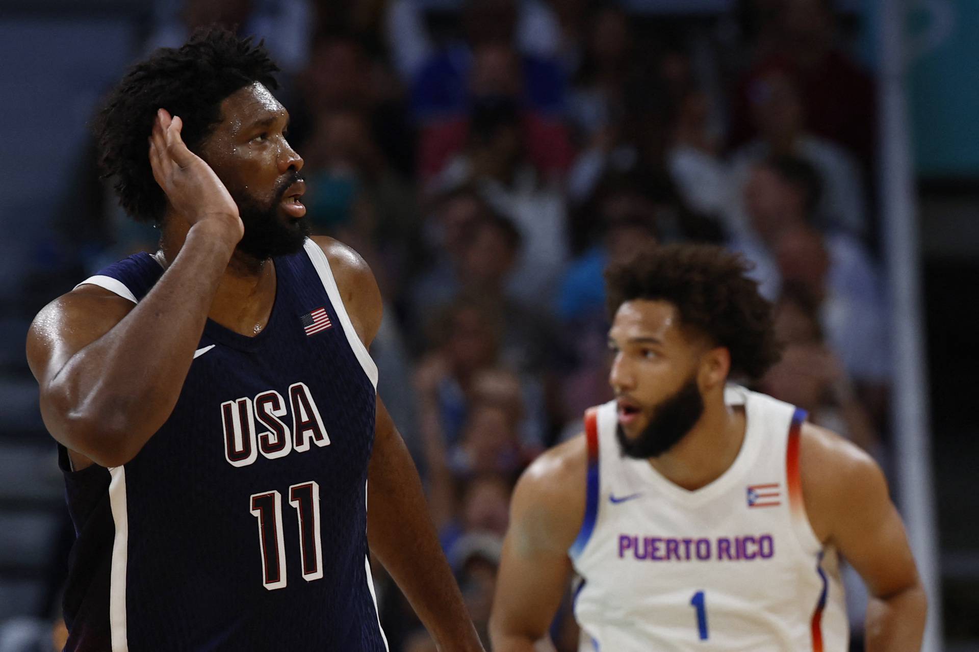 Basketball - Men's Group Phase - Group C - Puerto Rico vs United States