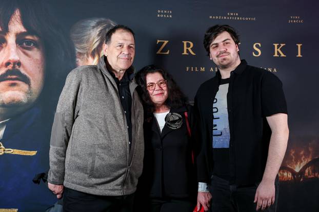 Zagreb: Premijera dugometražnog igrano-dokumentarnog filma "Zrinski"